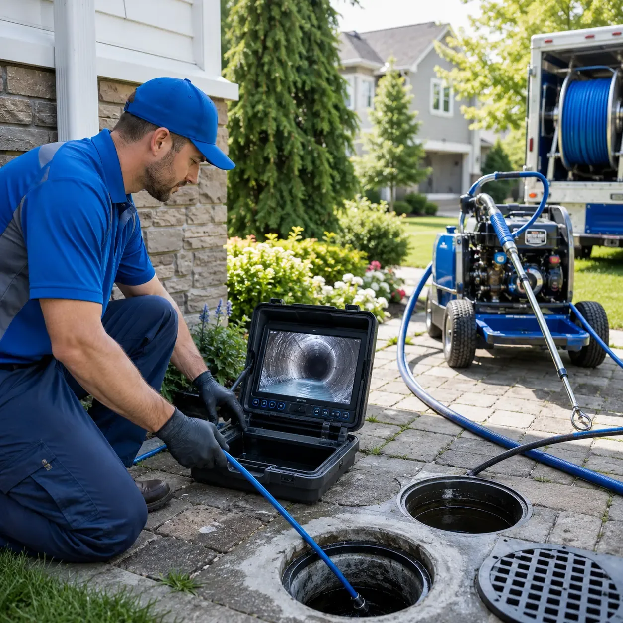 Outdoor drain cleaning professionals serving Pontiac, MO